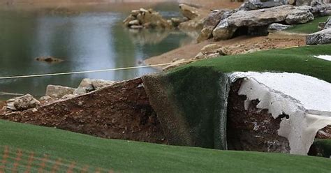 Four Sinkholes Open Up On Golf Course In Missouri Link Album On Imgur