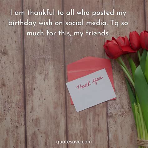 101 Thank You Quotes For Birthday Wishes And Messages Quotesove