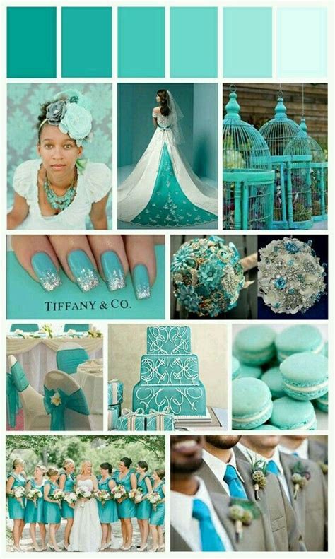 Wedding Tiffany Blue Turquoise Wedding Flowers Blue Themed Wedding