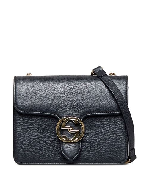 Gucci Pre Owned Dollar Interlocking G Crossbody Bag Farfetch