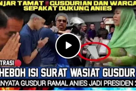 Cek Fakta Heboh Yenny Wahid Ungkap Isi Surat Wasiat Gus Dur Sebut Ada Ramalan Anies Presiden