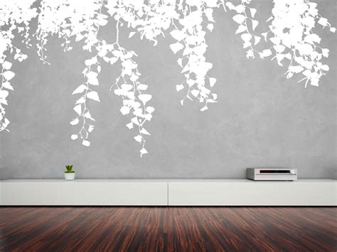 Willow Tree Branch Leaves Removable Wall Art Decor Decal Vinyl Etsy