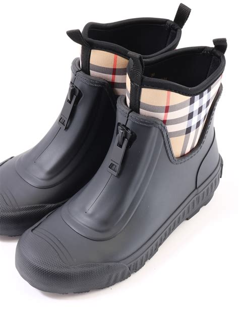 Burberry Burberry Rain Boot Vintage Check Black 10924579 Italist