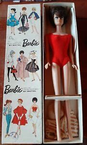 Vintage Mattel S Era Brunette Bubble Cut Barbie In Box Ebay