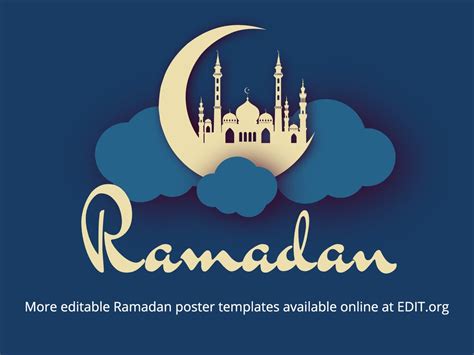 Customizable Ramadan Mubarak Cards To Print
