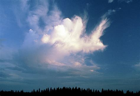 Cumulus Cloud With Stratus Clouds Photograph By Pekka Parviainen