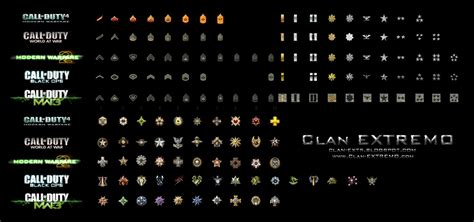 Clan Extremo Todos Los Rangos Y Rangos De Prestigio De Call Of Duty