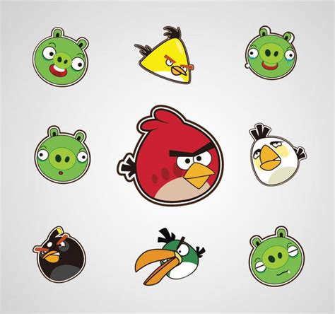 Angry Birds Vector Icons Free Eps Uidownload