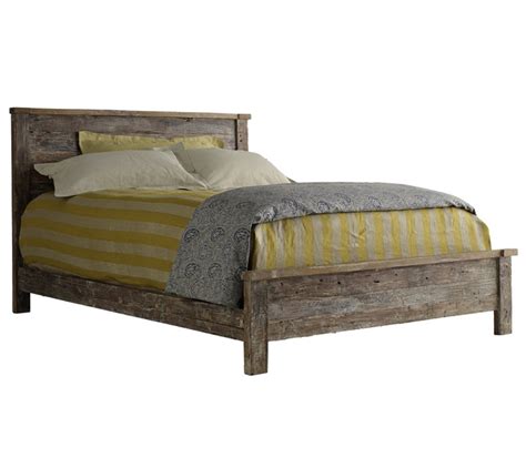 Hampton Rustic Teak Wood Queen Bed Frame Zin Home