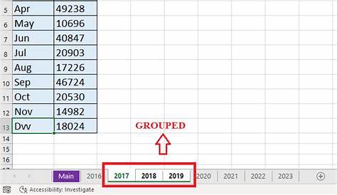 How to Excel Group Sheets | MyExcelOnline