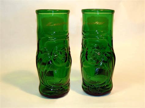 Lucky Beer Bottle Drinking Glasses Recycled Cup By Npglassworks