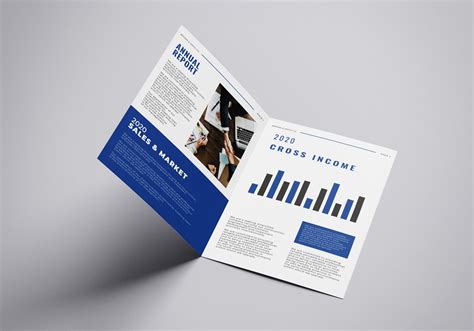 Bi-Fold Corporate Brochure Annual Report - A4 by Graphicques | Codester