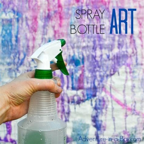 Spray Bottle Painting