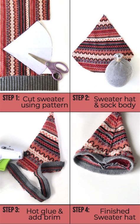 Try This Darling Fall Gnome Diy Using A No Sew Free Hat Pattern And An