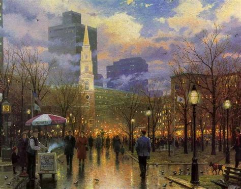 Thomas Kinkade Boston Painting Best Boston Paintings For Sale