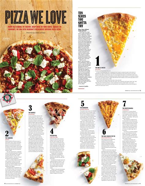 Food Magazine Layout #Food #Magazine #Layout #Pizza | Food magazine layout, Magazine layout 