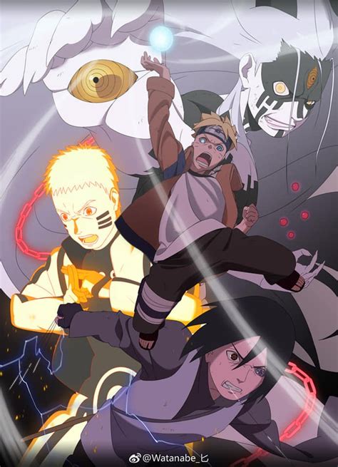 Momoshiki Vs Boruto Naruto And Sasuke Naruto E Sasuke Desenho