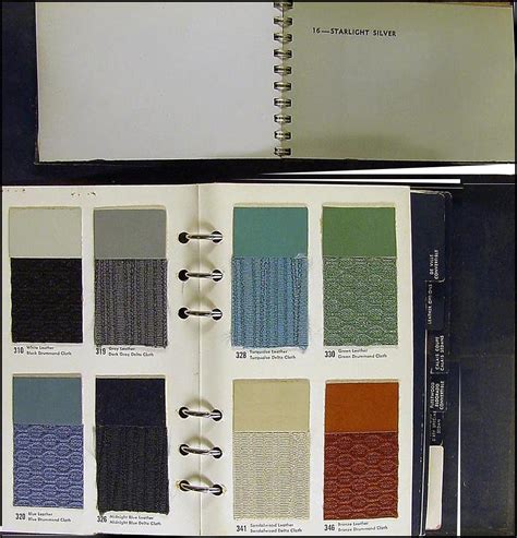 1965 Cadillac Color And Upholstery Dealer Album Small Size