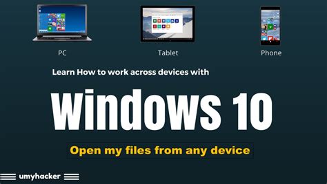 How To Open My Files From Any Device Of Windows 10 Youtube