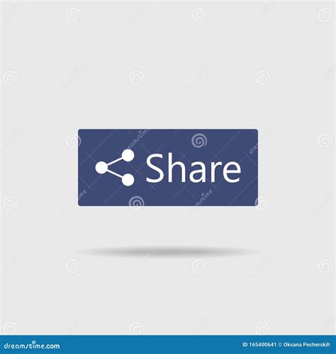 Share Button Icon On Gray Isolated Background Layers Grouped For Easy