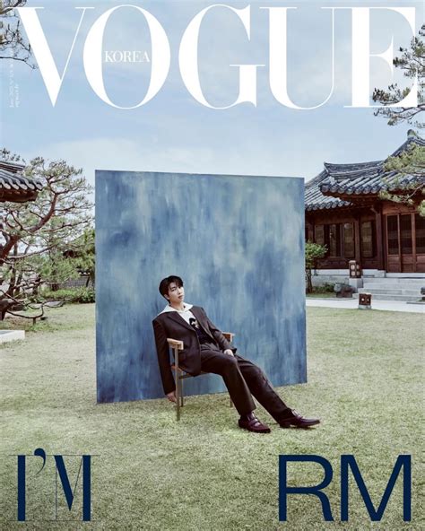 Btss Rm Reveals His Handsome Visuals As He Graces The Cover Of Vogue