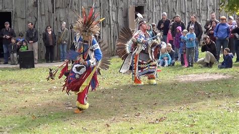 First Nations Dancers At Crawford Lake Iroquoian Village Milton