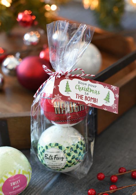 Image g, ery holiday presents for men. Christmas Bath Bombs Gift Idea for Friends - Fun-Squared