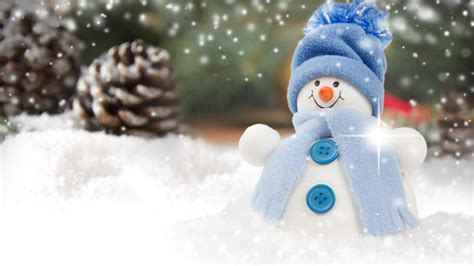 Обои Снеговик Дед Мороз рождественский орнамент лед снег Full Hd