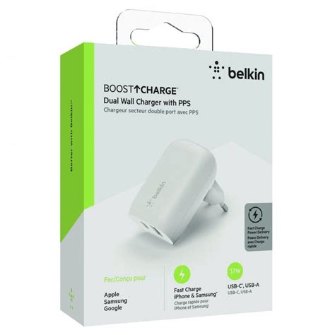 Belkin Wcb007vfwh Dual Ladegerät Netzladegerät Usb Cusb A Weiß