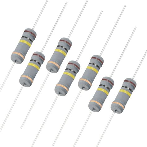 100pcs 2w 100k Ohm Carbon Film Resistor 5 Tolerance 4 Color Bands