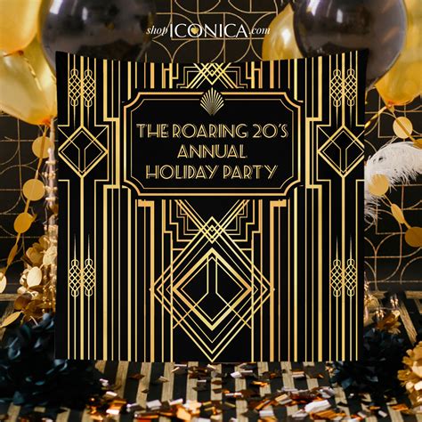 Roaring 20s Party Decor Personalized Great Gatsby Party Etsy