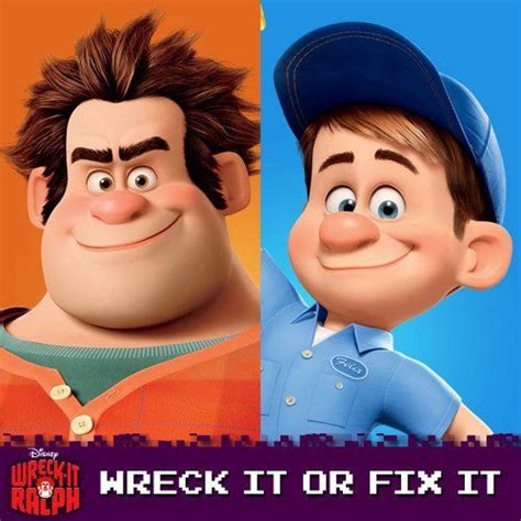 Wreck It Ralph Wreck It Ralph Animated Cartoons Fix It Felix Jr