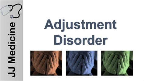 Adjustment disorder falls into the wide categorical spectrum of anxiety and depressive disorders. Adjustment Disorder | DSM-5 Diagnosis and Treatment - YouTube