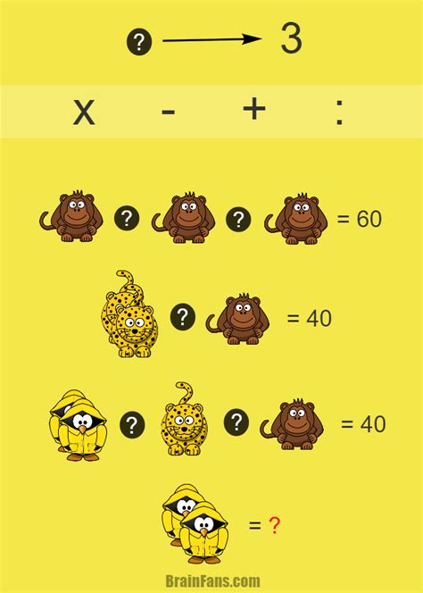 Brain Teaser Number And Math Puzzle Only Genius Would Answer This