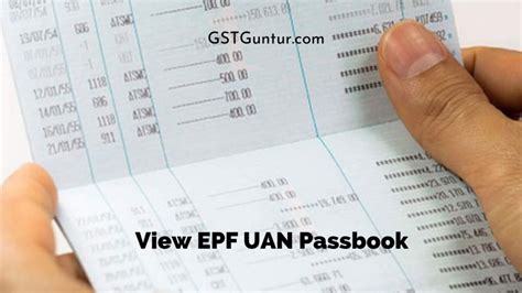 View Epf Uan Passbook Guide For Viewing Epf Passbook And Track