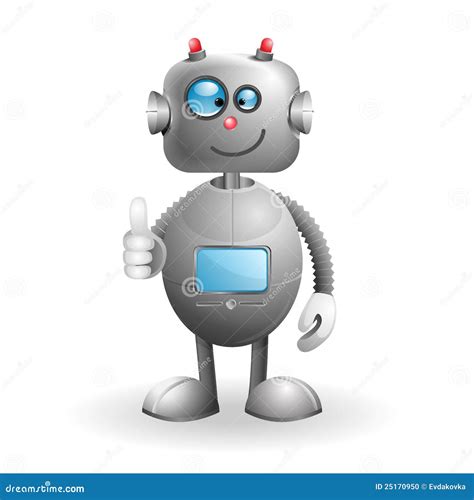 Cartoon Robot Stock Photo Image 25170950
