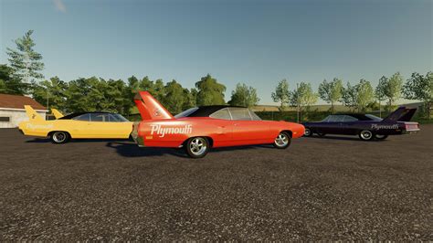 Plymouth Superbird 1970 V10 Fs19 Farming Simulator 19 Mod Fs19 Mod