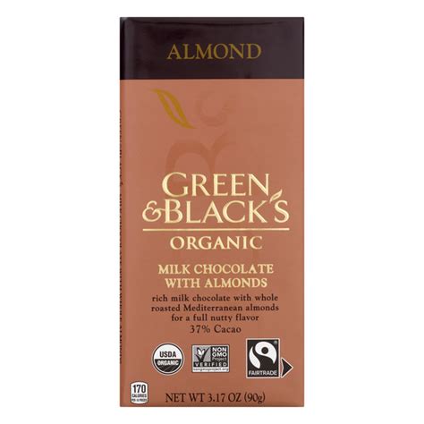 Save On Green Black S Organic Milk Chocolate Bar Cocoa Order