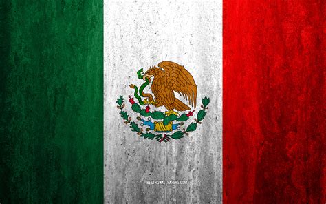 'trump is going to win 45 states': Download wallpapers Flag of Mexico, 4k, stone background, grunge flag, South America, Mexico ...
