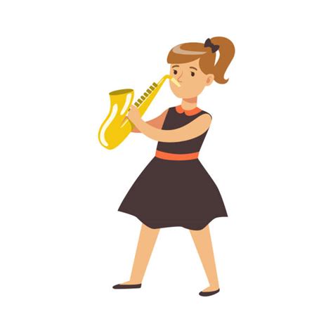 Best Boy Playing Sax Illustrations Royalty Free Vector Graphics And Clip