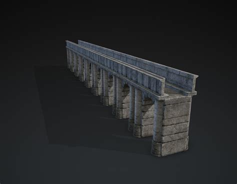 3d Model Old Arch Vr Ar Low Poly Cgtrader