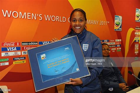 Alex Scott Of England Wins The Player Of The Match Award After The