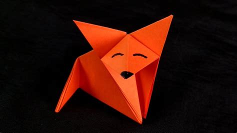 How To Make An Easy Origami Fox In 2 Minutes Youtube