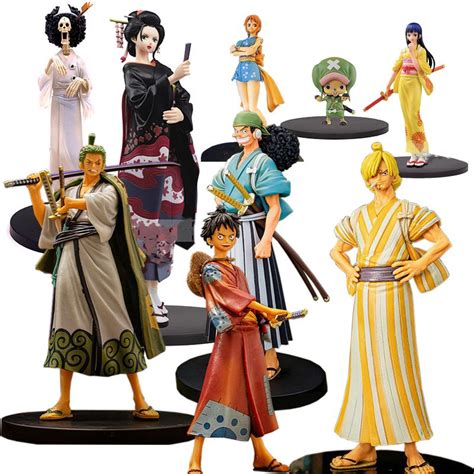 Mua Anime One Piece Action Figure Luffy Robin Kiku Nami Usopp Chopper