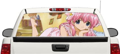 Anime Girl Cartoon Rear Window Decal Sticker Pick Up Truck Suv Car 3