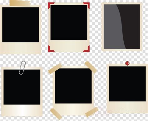 Download Polaroid Frames Png Clipart Picture Frames Instant Black