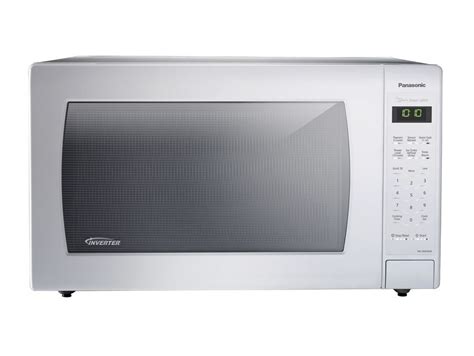 4 inches turntable, easy clean interior, auto and manual controls. Panasonic NN-SN936W 2.2 Cu. Ft. Microwave Oven w/ Inverter ...