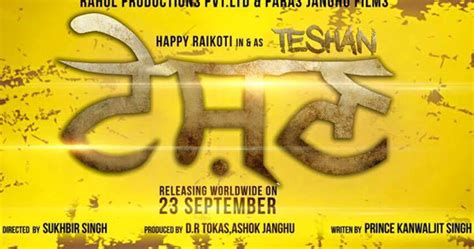 Teshan 2016 Punjabi Movie Full Star Cast And Crew Story Release Date