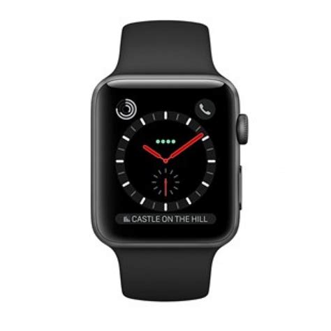 Apple Watch Series 3 Gps Cellular 38mm Space Black Stainless Steel