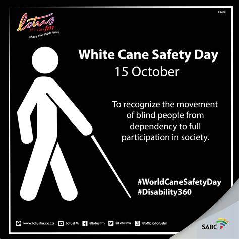 White Cane Safety Day Lotusfm